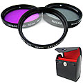 Zeikos 52mm Multi-coated Glass Filter Kit