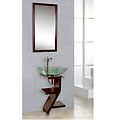 DreamLine Modern Z-shape Wood Mahogany Vanity Set