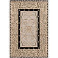 Hand-tufted Gabbhe Beige New Zealand Wool Rug (5' x 7'6)