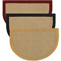 Set of 2 Hand-woven Half-moon Rugs (2' x 3')