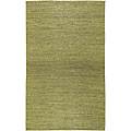 Hand-woven Green Jute Priam Rug (5' x 8')