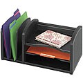 Safco Faux Leather 3-shelf Organizer 