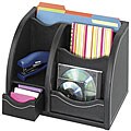 Safco Faux Leather Multimedia Organizer