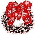 Tootsie Roll Candy Wreath