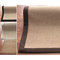 Handmade Alexa Eco Natural Fiber Cotton Border Jute Rug (8' x 10')
