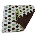 Sweet Ruby 13x13-inch Binky Blanket in Mint Chocolate Chip