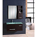 Milan Modern Wall Mount Single Vanity Set