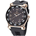 Lancaster Italy Men's Barreto Solo Tempo Rose Goldplated Case Watch