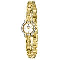 Bulova Mother of Pearl Dial Goldplated Steel Diamond Watch