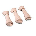 Knowledge Teeth Gums base Majestic Pet 10-inch Rawhide Dog Bones (Pack of 12)