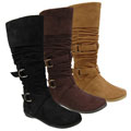 Glaze by Adi Women's Microsuede Slouchy Boots