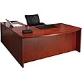 Mayline Mira Wood Veneer 4 Piece Bowfront L Suite #5