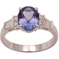 Dyach 14k Gold Tanzanite and 1/3ct TDW Diamond Ring (G-H, SI1-SI2)