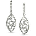 14k White Gold 2ct TDW Diamond Earrings (H-I, SI1-SI2)