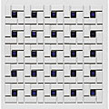 Accommodating hints on porcelain Cobalt SomerTile 12x12-inch Porcelain Mosaic Tile Sheet (Case of 10)