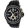 Le Chateau Men's Cautiva Sports Black Rubber Watch