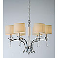 Crystal Base 6-light Chandelier