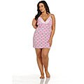 Popsi Lingerie Women's Skull Chemise and Bikini Set