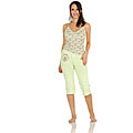 Popsi Lingerie Women's Skull Cami and Capri Set