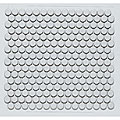 SomerTile Penny Glossy White Porcelain Mosaic Tiles (Case of 10)
