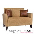 angelo:HOME Sutton Loveseat Natural Khaki Tan