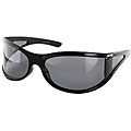 McQueen 4004/S Black Wraparound Women's Sunglasses