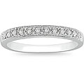 10k White Gold 1/10ct TDW Diamond Wedding-style Ring (H-I, I2-I3)
