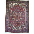 Persian Heriz Hand-knotted Wool Rug (8'3 x 11'5)