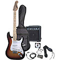 Pyle 3-color Sunburst Electric Guitar Starter Package