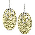 14k Two-tone Gold 1/2ct TDW Diamond Earrings (G-H, SI1-SI2)