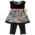 JoJo Designs Infant Girl's Leopard Rose 2-piece Set