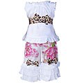AnnLoren Floral and Leopard Vintage American Girl Doll Outfit