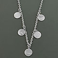 Stainless Steel Message Charm Necklace (China)