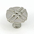 Stone Mill Manchester Satin Nickel Weave Cabinet Knob (Pack of 5)