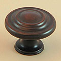 Stone Mill Oil Rubbed Bronze Three-ring Cabinet Knobs (Pack of 5)