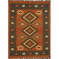 Hand-woven Wool/ Jute Rug (8' x 10'6)