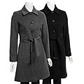 Via Spiga Women's Wool Belted Button-front Coat