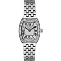 Rotary Women's White Crystal Stainless Steel Watch