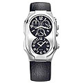 Philip Stein Men's Teslar Black Strap Chronograph Watch