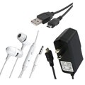 Eforcity White Headset/ Cable/ Travel Charger for Palm Treo Pro 850