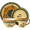 Pfaltzgraff Everyday 16-piece 'Tuscan Olive' Dinnerware Set