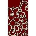 Virginia Petals Red Rug (7'9 x 11')