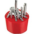 Five Finger Fillet Red Steak Knife Holder designed by Raffaele Iannello