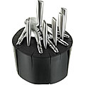 Five Finger Fillet Black Steak Knife Holder designed by Raffaele Iannello