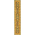 Handmade Legacy Light Blue Wool Runner (2'3 x 14')