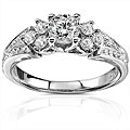 14k Gold 7/8ct TDW Round-cut Diamond Engagement Ring (H-I, I1-I2)