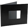 Best online information on leather export Provo Craft Your Story Black Leather-texture 8.5x11 Photo Window Album Cover