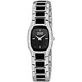 Citizen Women's Eco-Drive Normandie Black Resin Watch