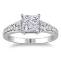 14k White Gold 3/4ct TDW Diamond Ring (H-I, I1-I2)