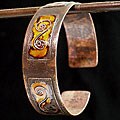 Silver Scroll Cuff Bracelet (Chile)